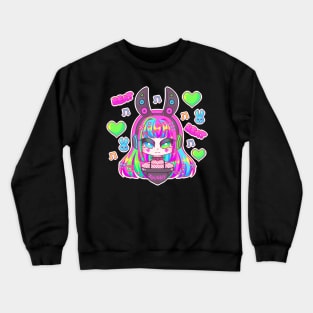 Neon Bunny Crewneck Sweatshirt